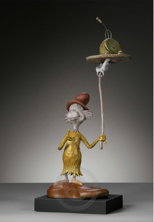 Dr. Seuss - Green Eggs and Ham - limited edition bronze sculpture